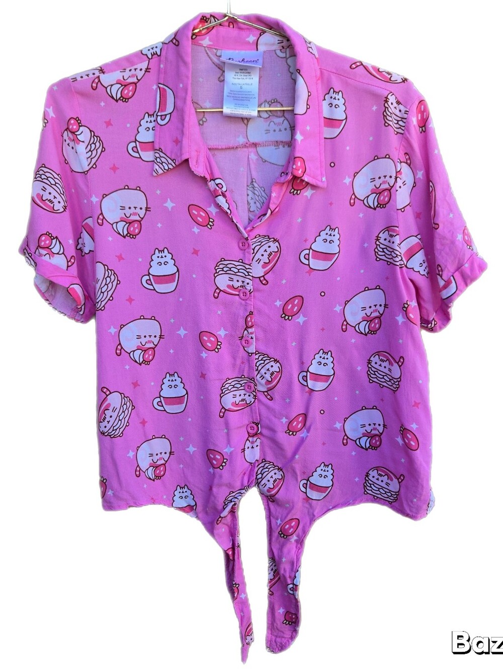 Pusheen Sweet Treats Button Up - Picture 3 of 5